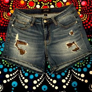 Camo Judy Blue shorts